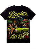 Black “Let’s Roll” Graphic Tee